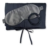 TRAVEL SET BEAUTY S Tasche, Schlafmaske & Scrunchie S aus Seide