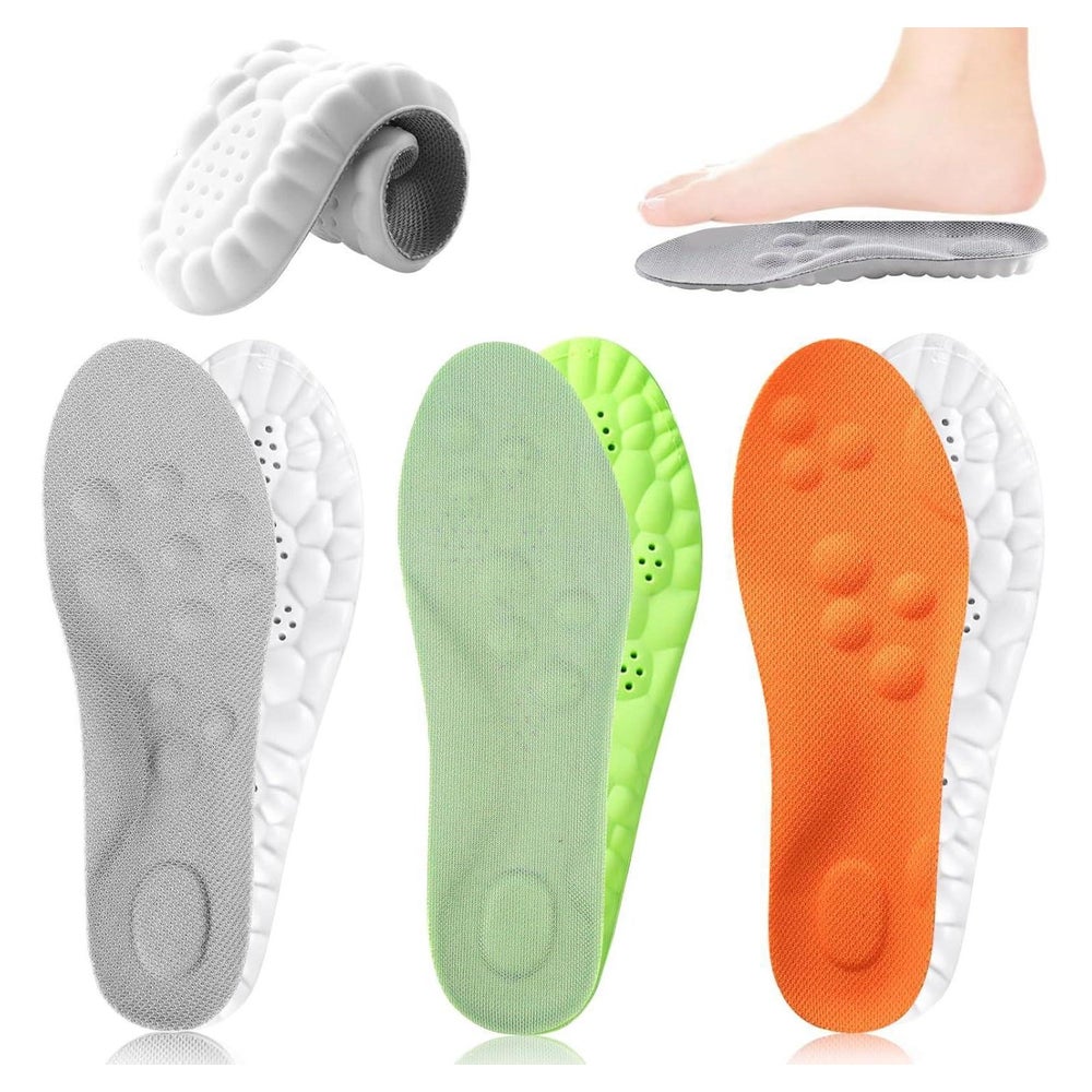 Orthopädische Einlegesohlen 3 Paar Memory Foam Schuheinlagen 1 St