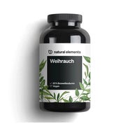 natural elements Weihrauch Kapseln – 1176mg Extrakt aus indischem Weihrauch – 85% Boswelliasäuren – hochdosiert & vegan – Vorrat für 5 Monate – in Deutschland produziert & laborgeprüft 180 St