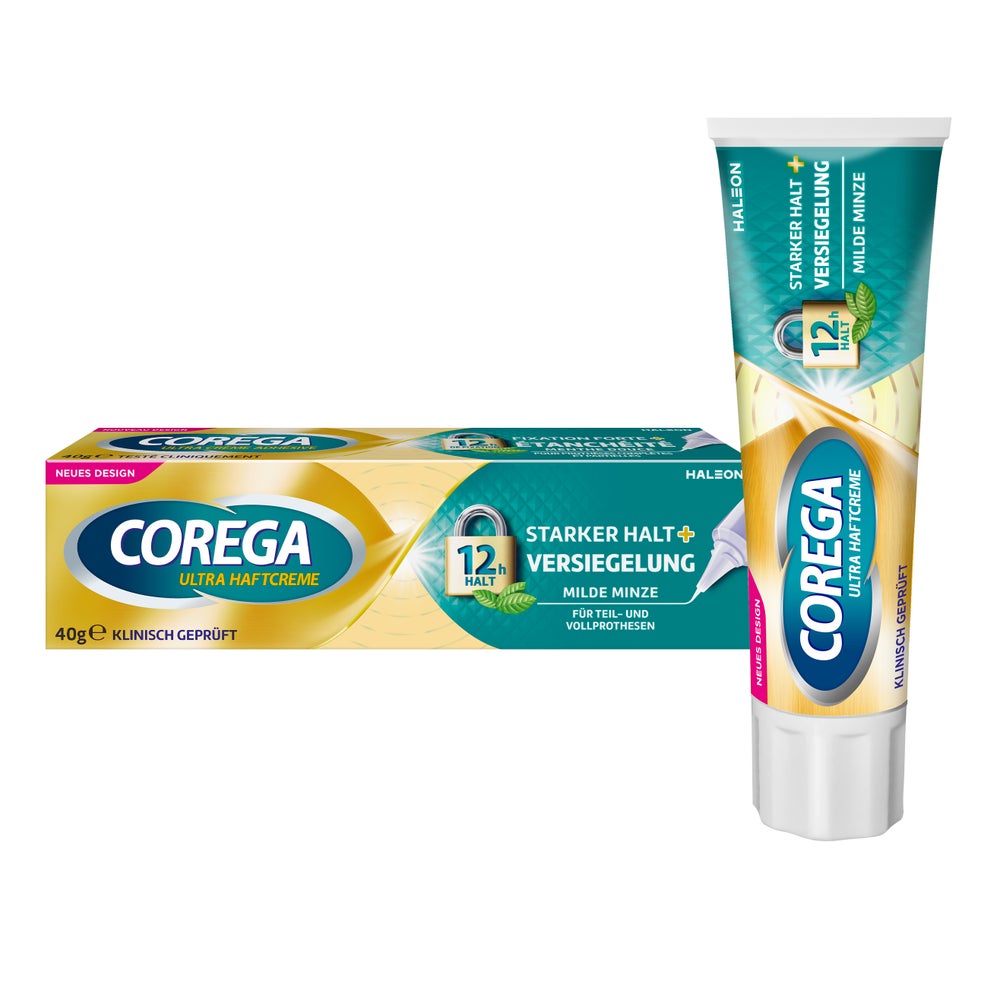 Corega Ultra Haftcreme Starker Halt + Versiegelung 40g 40 g
