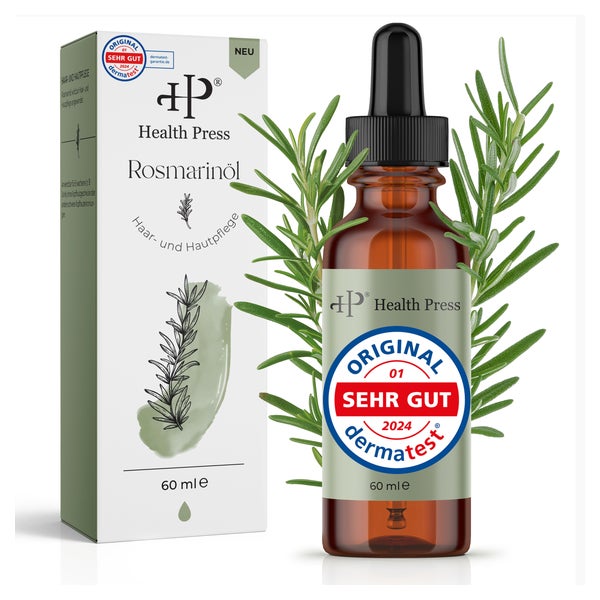 Health Press® Rosmarinöl - Haar-& Hautpflege 60 ml