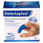Detectaplast Wasserf. Selbsthaftender Verband Blau 6cmx4,5m 1 St