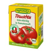 Rapunzel - Tomaten fein-stückig in Tomatensaft im Tetra Pak 390 g