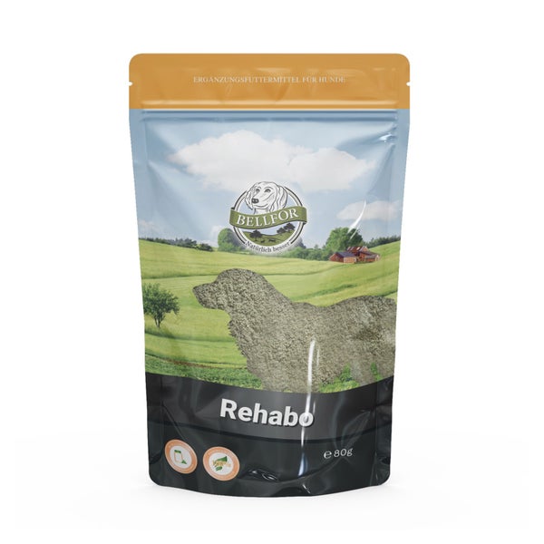 Bellfor Nahrungsergänzung für Hunde - Rehabo Pulver 80g