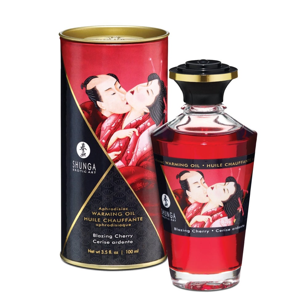 Shunga Erotic Art - Erotisches Massageöl "Kirsche" 100 ml