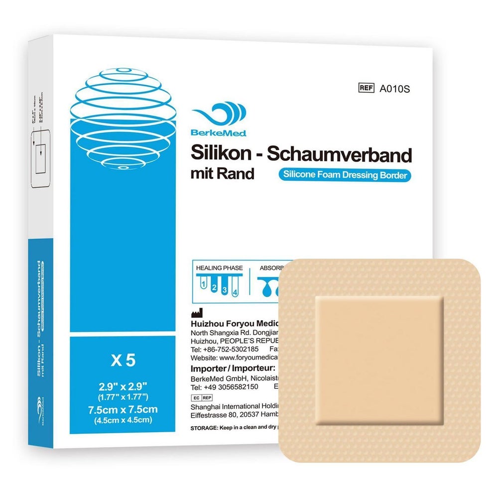 Silikonschaumverband wasserdicht für Dekubitus 1 St