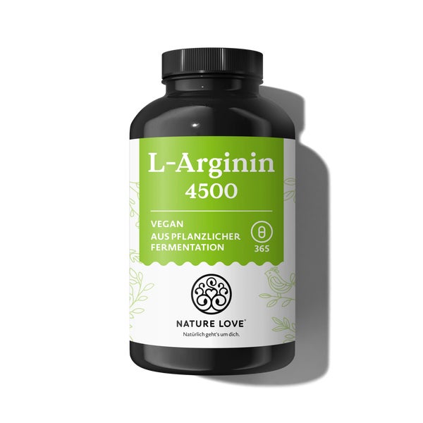 L-Arginin HCL 4500 365 Kapseln Nature Love  St