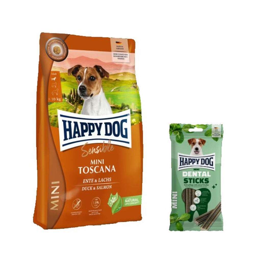 Sensible Mini Toscana + Dental Sticks Mini 4,1 kg