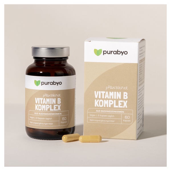 Purabyo Vitamin B Komplex pflanzlich 60 St