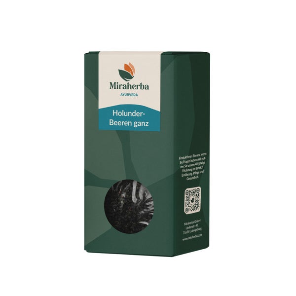 Miraherba - Schwarze Holunderbeeren, ganz 100 g