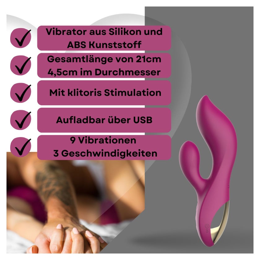 Lovelyness - Rabbit Designer Vibrator mit Klitoris Stimulation online  kaufen