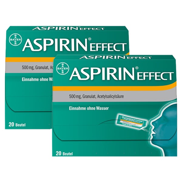Aspirin Effect Granulat 2X20 St