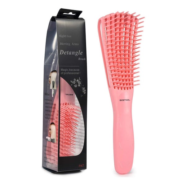 Lockenbürste Naturhaar Afro Haare 3a 4c Verworrenes Lockiges 1 St