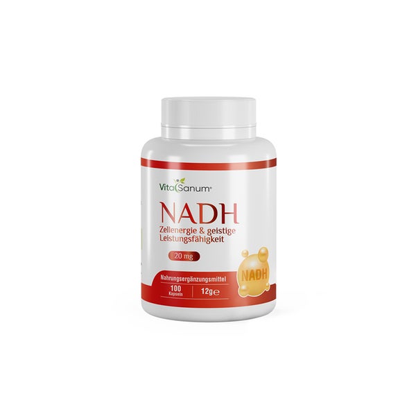 VitaSanum® NADH 20 mg – Zellenergie & geistige Leistungsfähi  St