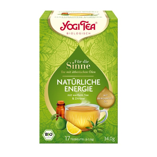 Yogi Tea Für Die Sinne Natürliche Energie Bio Fbtl 17X2,0 g