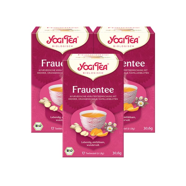 Yogi Tea - Frauentee Bio Kräutertee | 3 x 30,6g 3x17 St