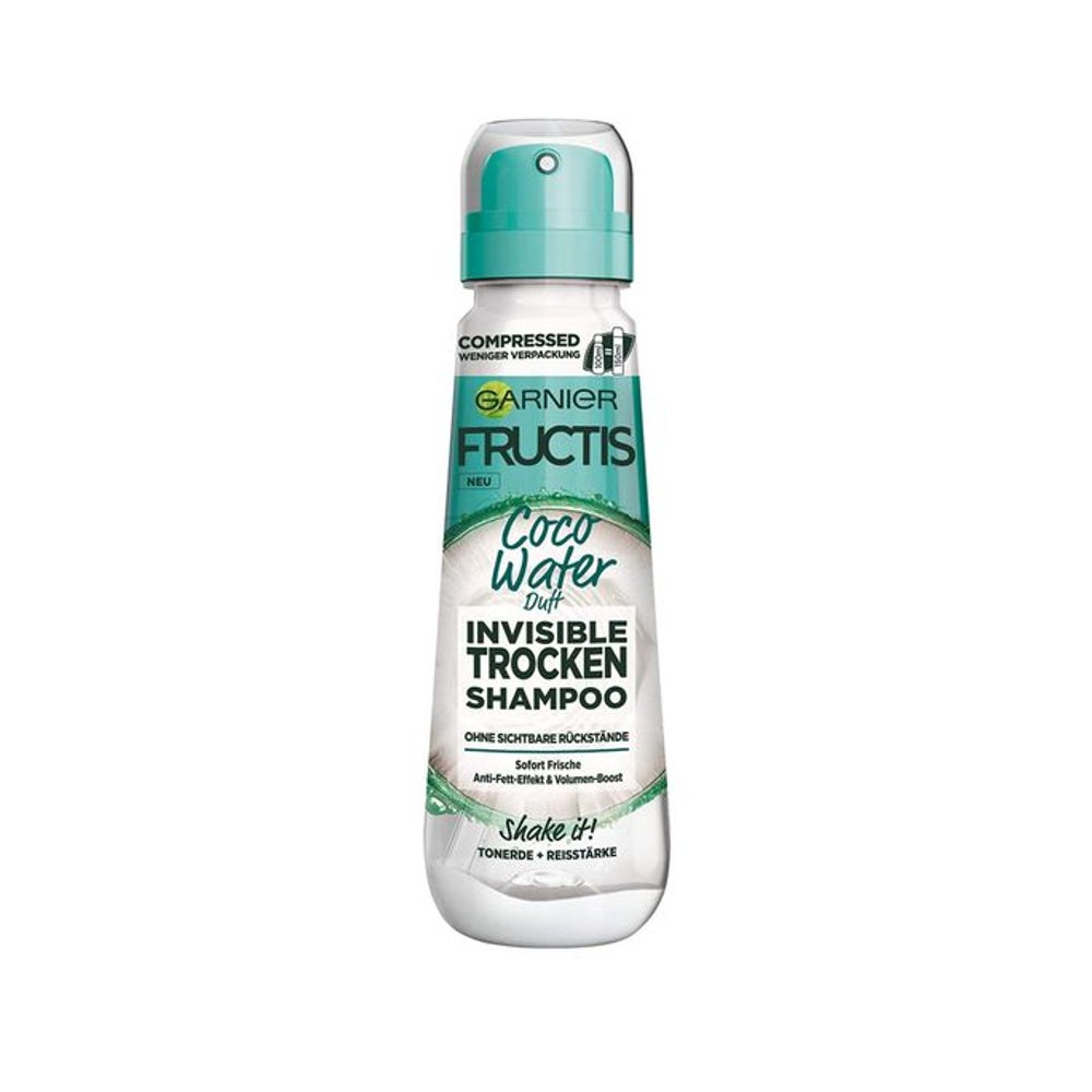 Garnier Trockenshampoo, Invisible, gegen platte, fettige Haare mit Volumen-Boost 100 ml