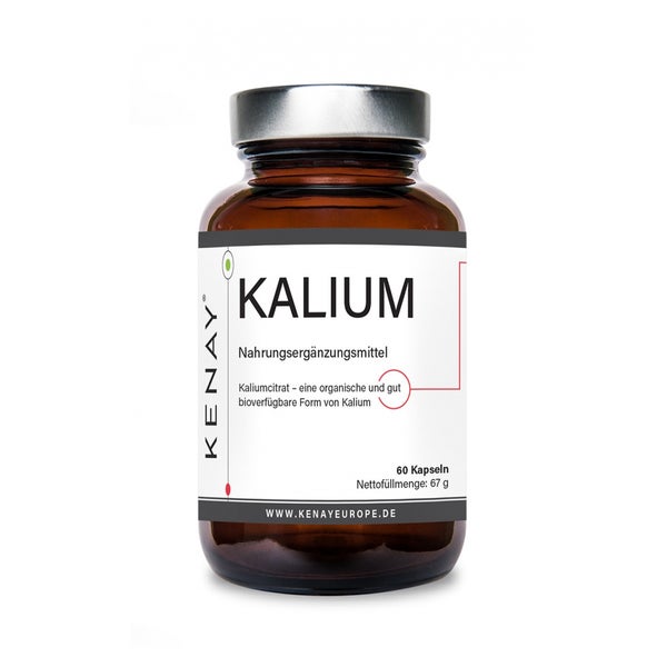 KALIUM | 60 Kapseln | Nahrungsergänzungsmittel | KENAY® 60 St