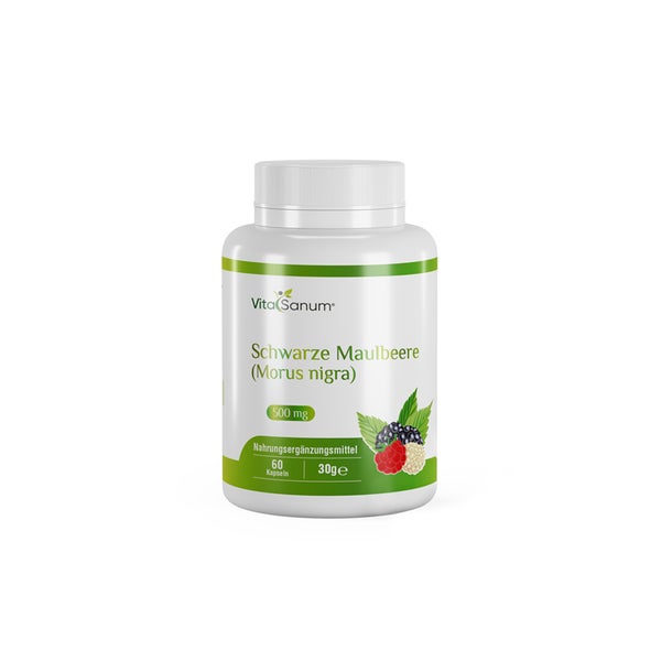VitaSanum®- Schwarze Maulbeere (Morus nigra)  500 mg 60 Kaps  St