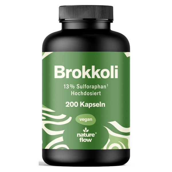 Sulforaphan Brokkoli Kapseln - 200 Stk. - Nature Flow 200 St