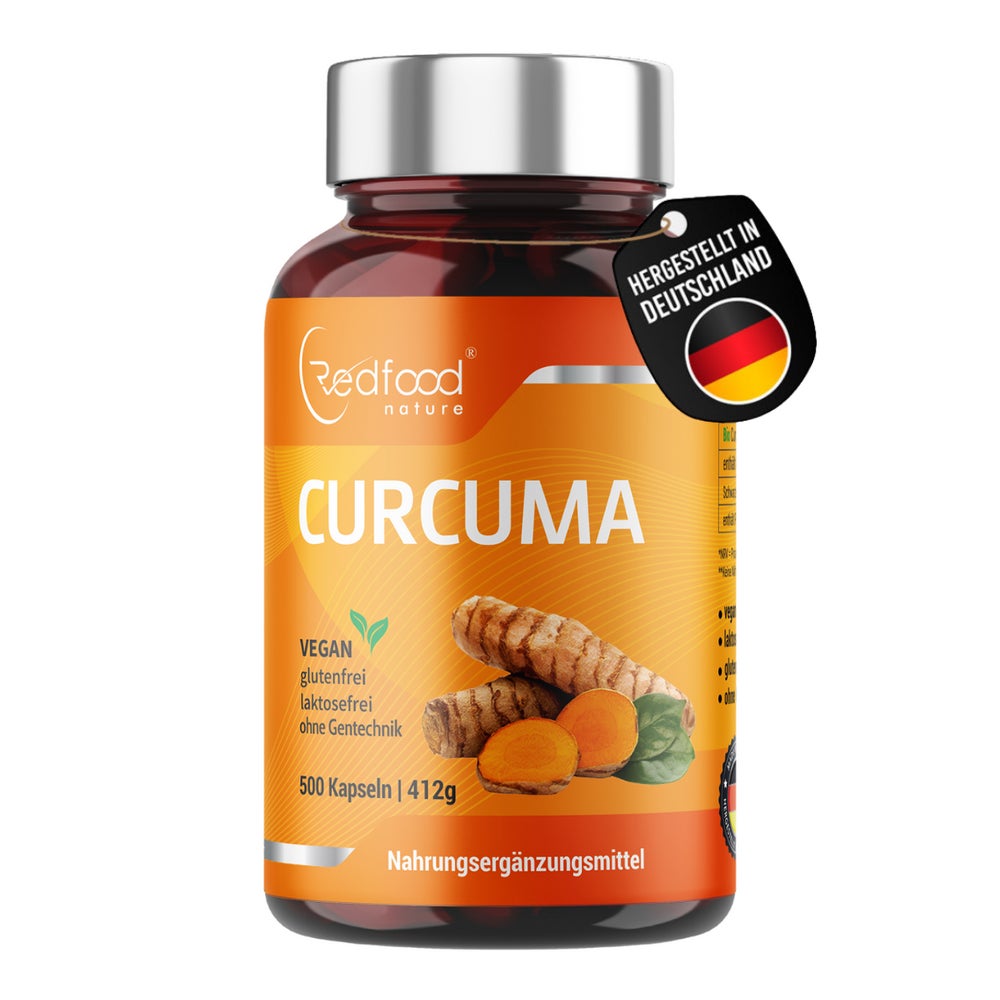 Bio Kurkuma Kapseln + Pfeffer Curcumin hochdosiert 700mg 500 St
