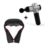 axion® Massage Bundle, Massagepistole u. Nackenmassagegerät 2 St