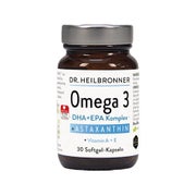 Produktabbildung: DR. HEILBRONNER Omega 3 EPA + DHA Komplex + Astaxanthin 30 St