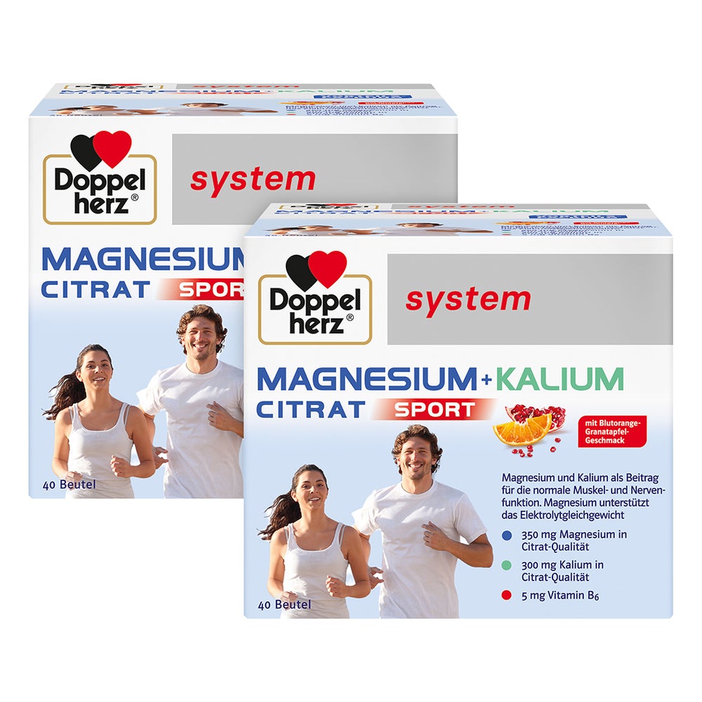 Magnesium + Kalium Doppelpack 2X40 St