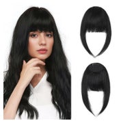 Pony Haarteil Clipin Echthaar Französischer Pony 14g 01 Schw 1 St
