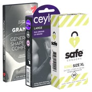 Kondomotheke® B3 XXL Mix B - 3 Sorten große Kondome (26 Kondome) 26 St