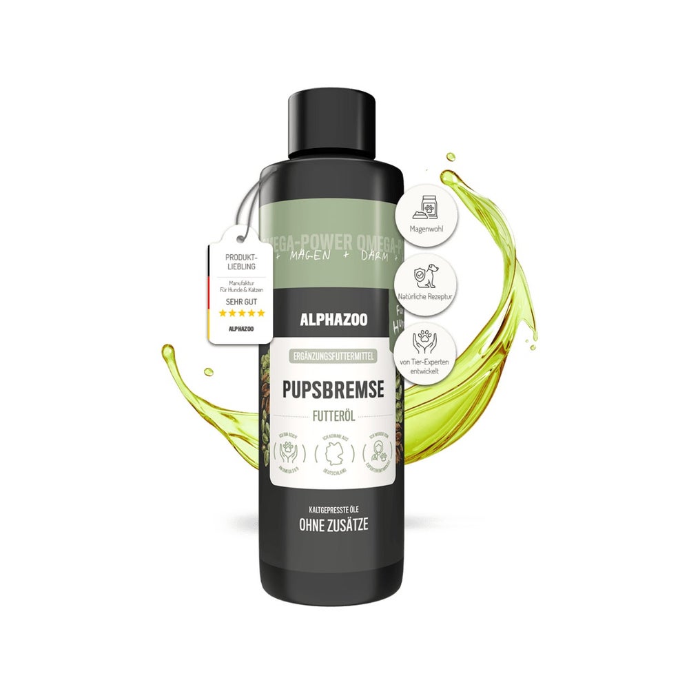 Pupsbremse Futteröl für Hunde 250 ml