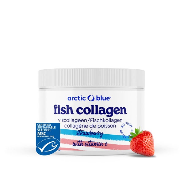 Arctic Blue Fischkollagen-Pulver Erdbeere 150 g