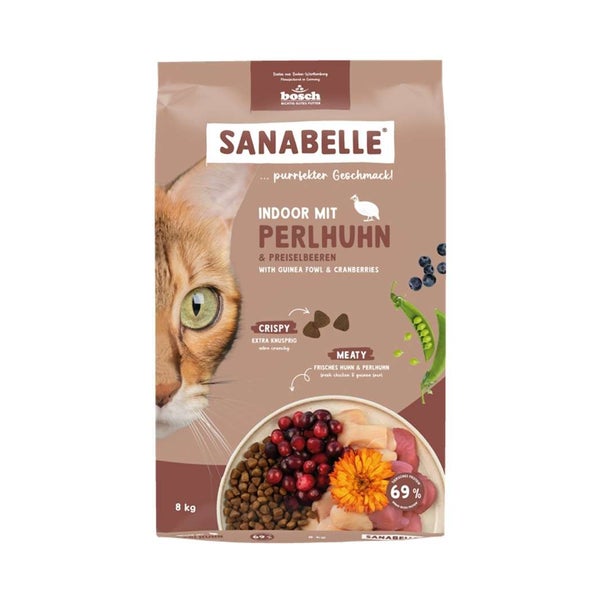 Sanabelle Indoor mit Perlhuhn 8 kg