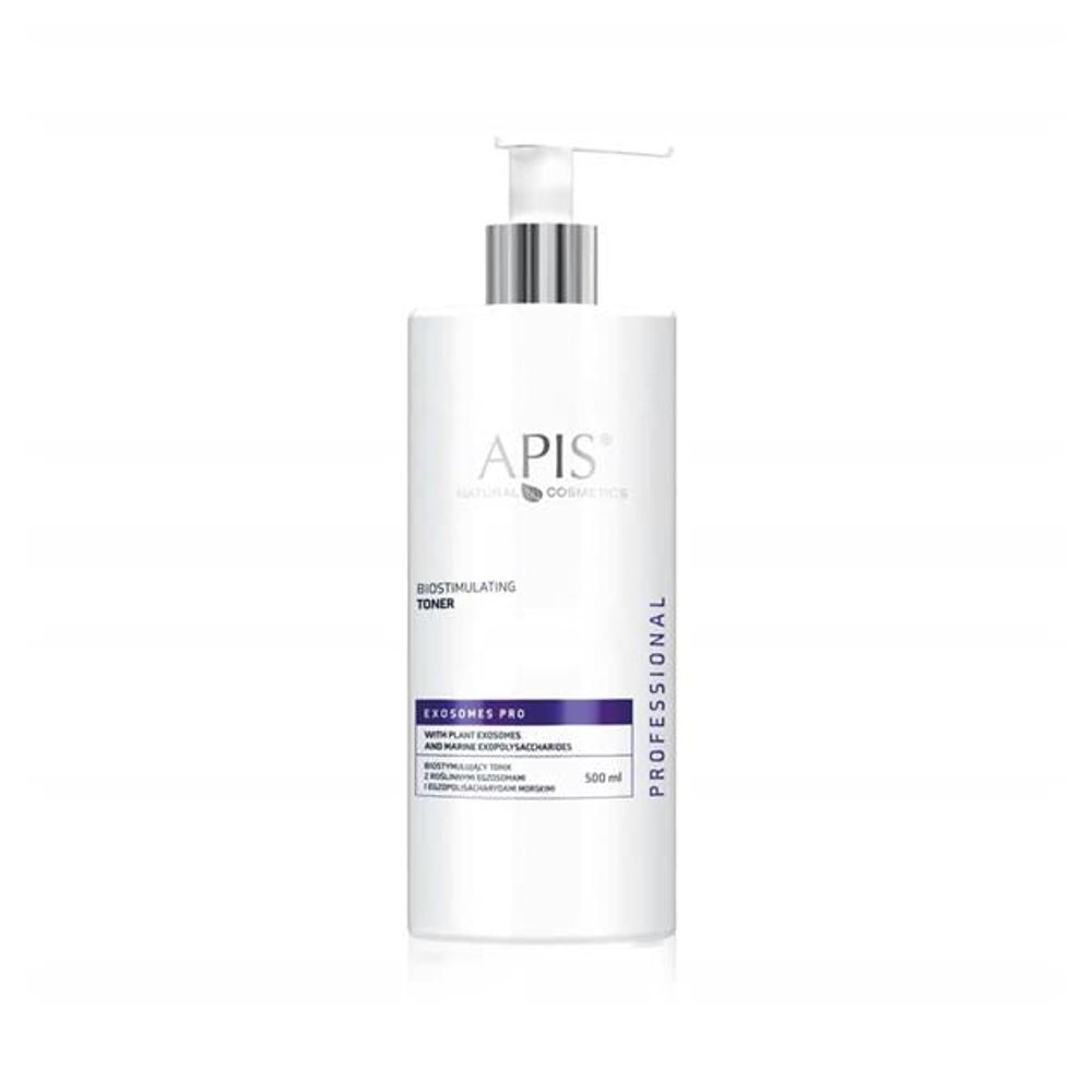 APIS EXOSOMES PRO, Biostimulierendes Gesichtswasser mit Pflanzenexosomen, Anti - Aging, 500 ml 500 ml