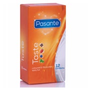 Taste aromatisiert bunt 12 Kondome (12 Kondome) 10 St