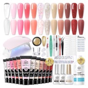 Polygel Set UV Lampe Nagelverlängerung 12 Farben Polygel Sta 1 St