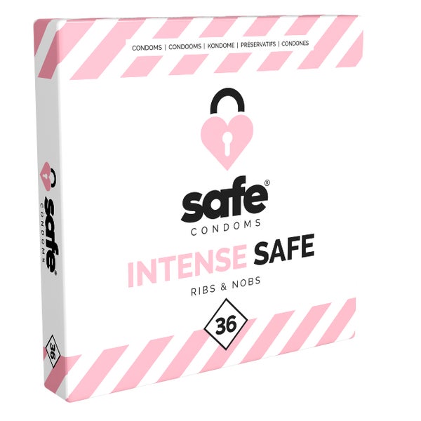 «Intense Safe» anregende Kondome für intensive Sicherheit (36 Kondome) 36 St
