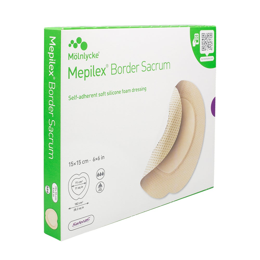 Mepilex Border Sacrum Schaumverb.15x15 c 5 St