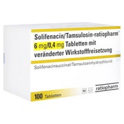 Solifenacin/tamsulosin-ratiopharm 6 Mg/0,4 Mg Tvw 100 St