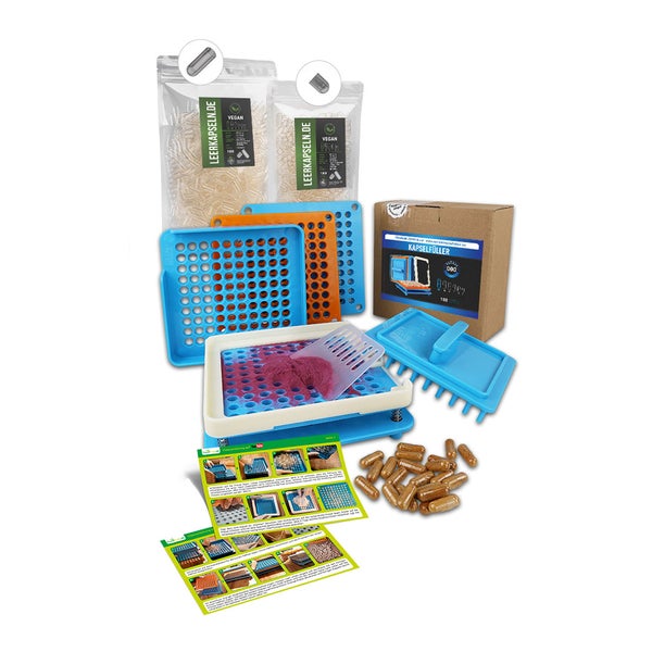 Extrakt Manufaktur SET Kapselfüller 000 + veg. Kapseln 500 St