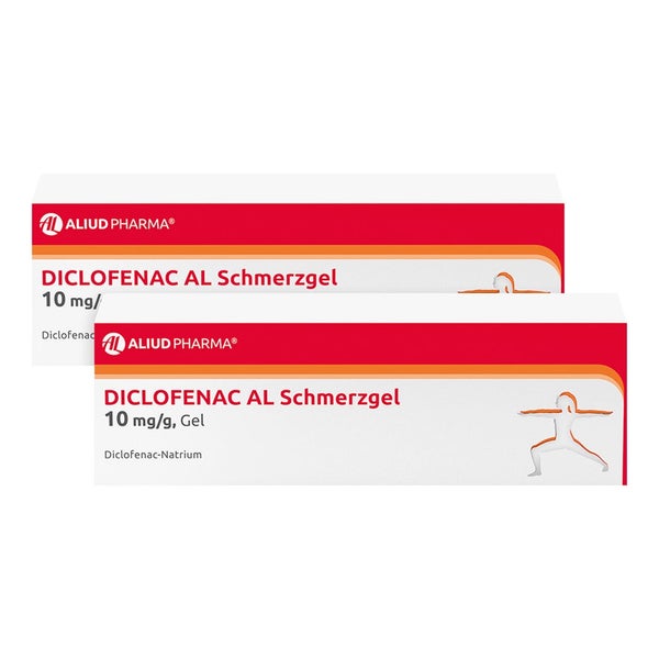 Diclofenac AL Schmerzgel 10 mg/g Gel Doppelpack 2X150 g