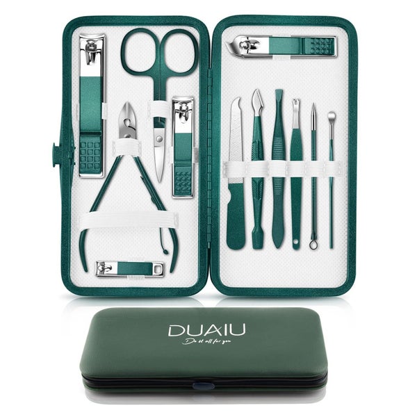 DUAIU Maniküre Set Nagelknipser Pediküre Schere Profi Nagele 1 St