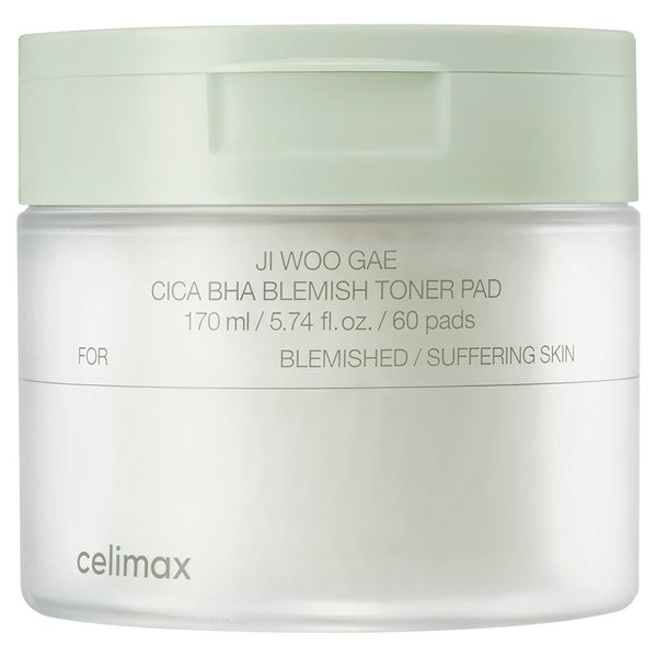 CELIMAX Ji Woo Gae Cica BHA Blemish Toner Pads 60 St