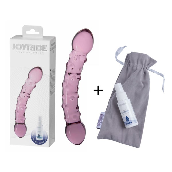 JOYRIDE - GlassiX Set - Hand gefertigter Glas-Dildo