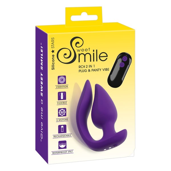Sweet Smile - RC 2 in 1 - Plug & Panty Vibrator - Ferngesteuert online  kaufen