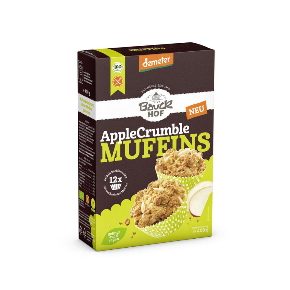 Bauckhof - Apple Crumble Muffins glutenfrei 400 g