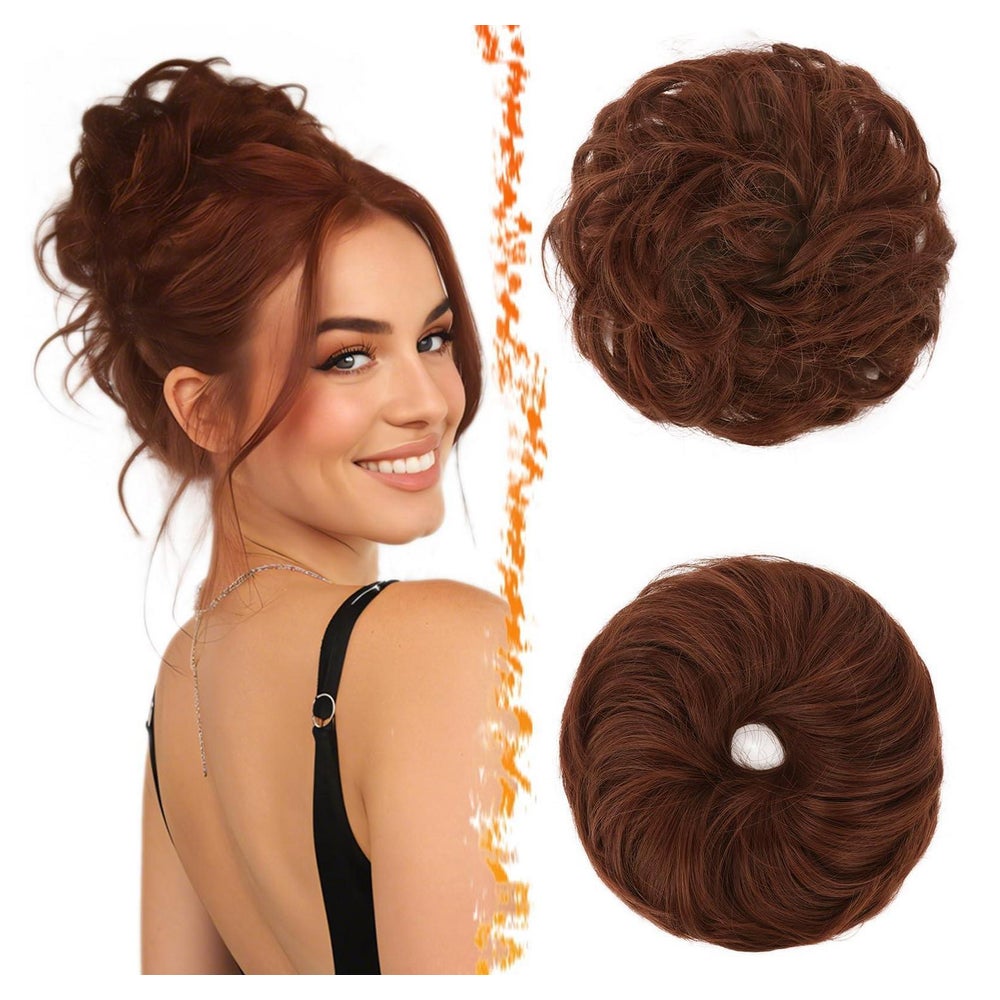 Haarteil Dutt Messy Bun Haargummi Extensions Damen Mittel Au 1 St