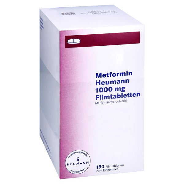 Metformin Heumann 1000 mg Filmtabletten 180 St