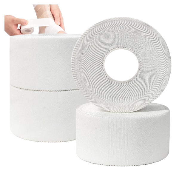 ANAMPION Sport Tape Set (4 Rollen), 3,8 cm x 10 m - Reißbar, Unelastisch