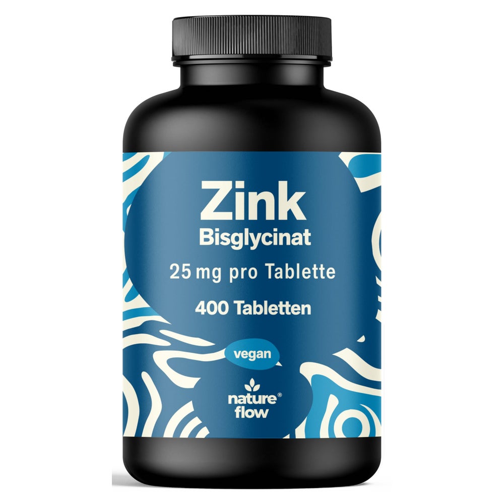 Zink 25mg - 400 Tabletten - Nature Flow 400 St
